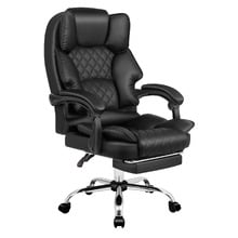 Lauren PU Leather Executive Chair with Footrest